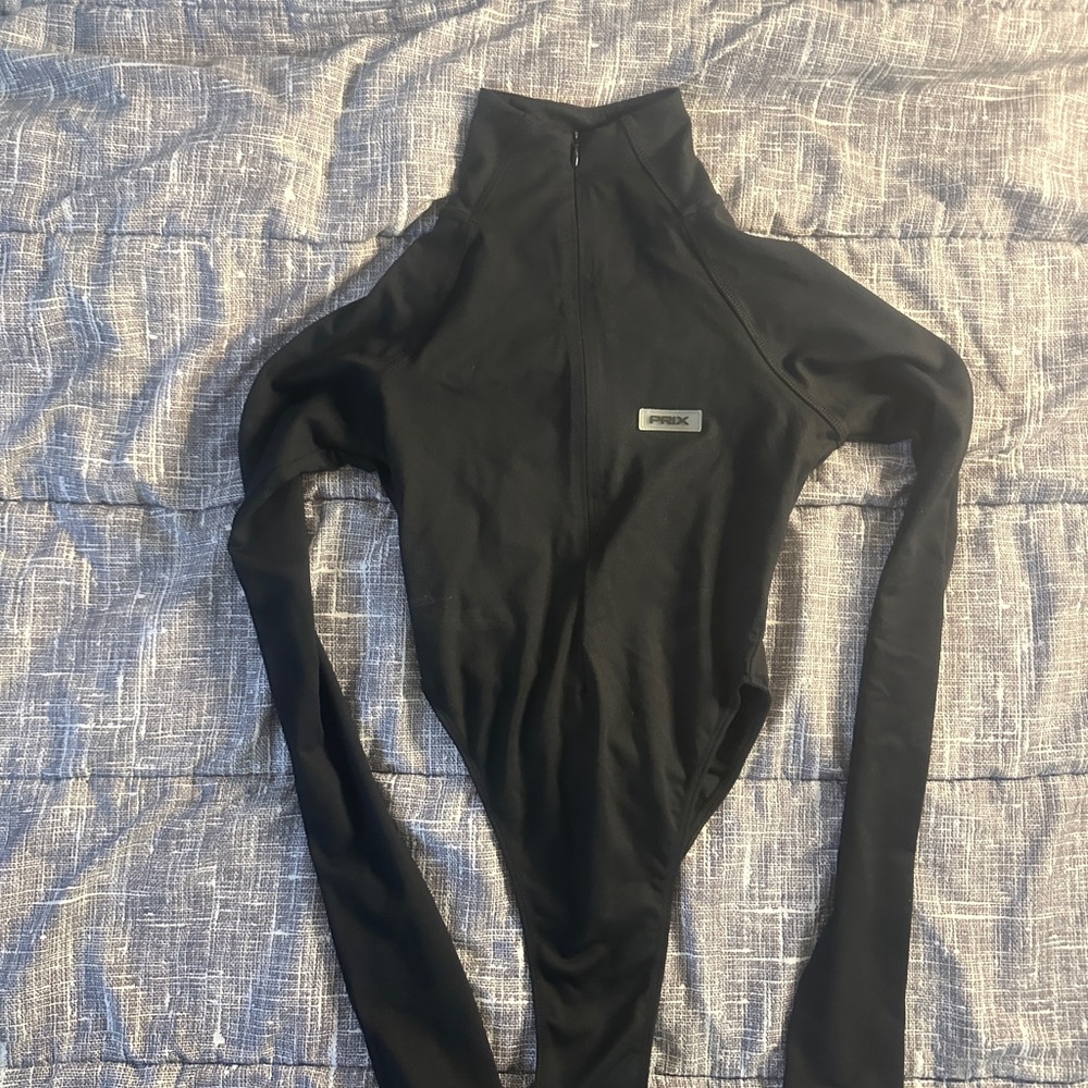 PRIX Workshop Knight Black Long Sleeve Bodysuit XS